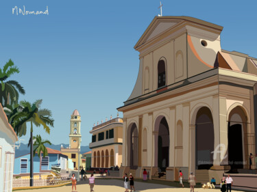 Arte digitale intitolato "2025-07-18 Cuba-Tri…" da Michel Normand, Opera d'arte originale, Pittura digitale