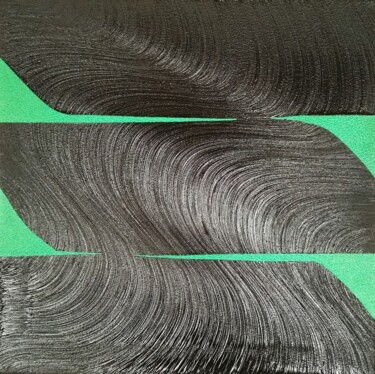 "peinture abstraite,…" başlıklı Tablo Steivan Loundou tarafından, Orijinal sanat, Petrol Ahşap Sedye çerçevesi üzerine monte…