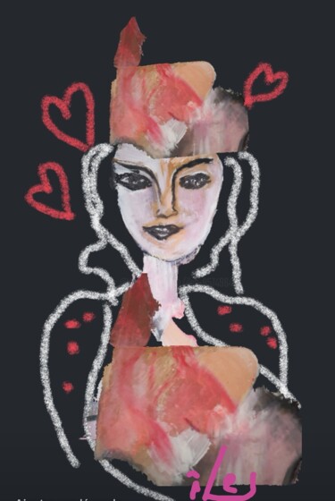 La fée Oriande Arte digitale intitolato "La fée Oriande" da Abricodéal Îles, Opera d'arte originale, Collage digitale