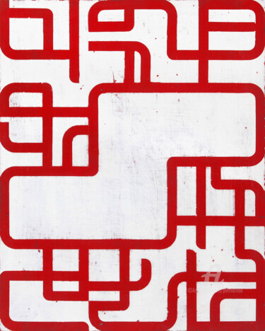 Patternstory 21. 绘画 标题为“Patternstory 21.” 由Petr Strnad, 原创艺术品, 丙烯