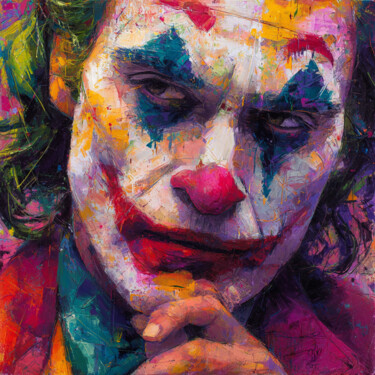 绘画 标题为“Joker- modern oil p…” 由Yass Aliguliyeva, 原创艺术品, 油