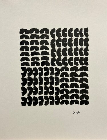 绘画 标题为“2023/93 - sans titre” 由Guillaume Thunis, 原创艺术品, 墨