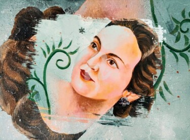 Arte digitale intitolato "Mona Louise Parson" da Nicolas Péché, Opera d'arte originale, Fotografia manipolata Montato su Tel…