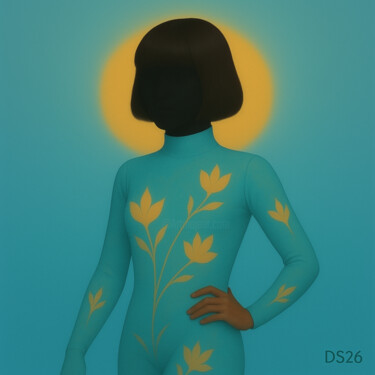 Картина под названием "Eternal Bloom" - Ds 26, Подлинное произведение искусства, Масло