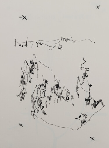 图画 标题为“erosion” 由Alexander Belov, 原创艺术品, 中性笔