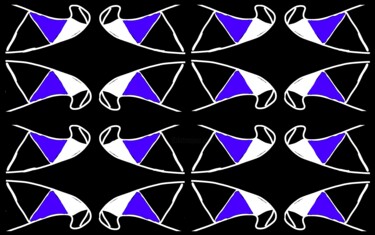 Organic Symmetry 1b4e2 Цифровое искусство под названием "Organic Symmetry 1b…" - Ken Lerner, Подлинное произведение искусства, 2D Цифровая Работа