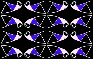 Organic Symmetry 1b4e6 Цифровое искусство под названием "Organic Symmetry 1b…" - Ken Lerner, Подлинное произведение искусства, 2D Цифровая Работа