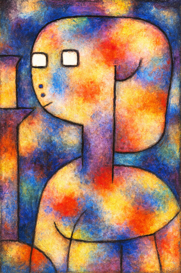 Цифровое искусство под названием "Femme abstrait" - Pacôme Coquet, Подлинное произведение искусства, Изображение, сгенериров…
