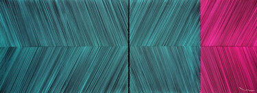 绘画 标题为“Tehos - Abstraction…” 由Tehos, 原创艺术品, 丙烯 安装在木质担架架上