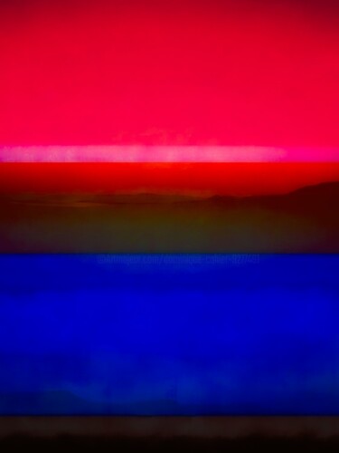Fotografia intitolato "Abstraction # 36" da Dominique Cahier, Opera d'arte originale, Fotografia digitale