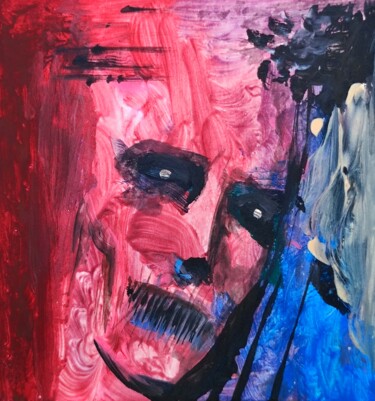 Pintura intitulada "Little Big characte…" por Milto Sideris, Obras de arte originais, Acrílico