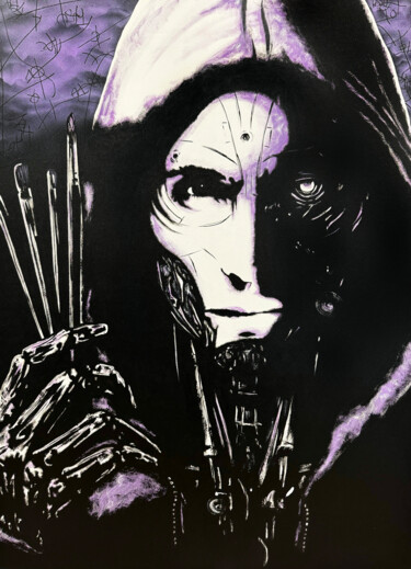 The Creator 绘画 标题为“The Creator” 由Murt Burner, 原创艺术品, 丙烯 安装在木质担架架上