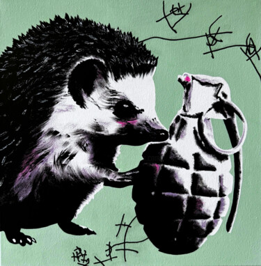 Spiny Rebellion Картина под названием "Spiny Rebellion" - Murt Burner, Подлинное произведение искусства, Акрил Установлен на Деревянная рама…