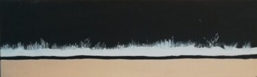 绘画 标题为“ECUMES” 由Michèle Rouan, 原创艺术品, 丙烯 安装在木质担架架上