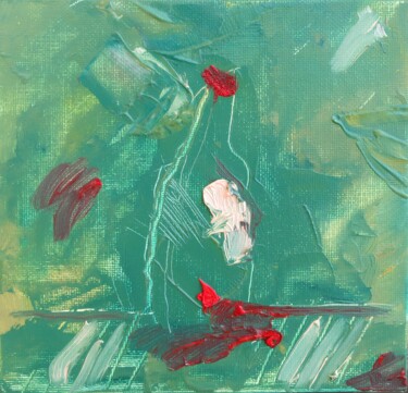 绘画 标题为“Green glass” 由Denis Zemenko, 原创艺术品, 油