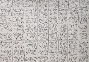 图画 标题为“Spasme quantique” 由Loane Blanchard, 原创艺术品, 标记