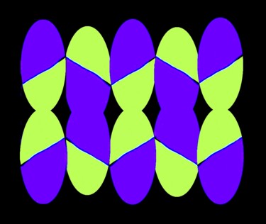Organic Symmetry 1b5e2 数字艺术 标题为“Organic Symmetry 1b…” 由Ken Lerner, 原创艺术品, 2D数字工作