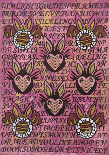 Sensual Mice / Hearty Loving Mice "Sensual Mice / Hear…" başlıklı Baskıresim Małgorzata Wartołowicz (Margot Sophie) tarafından, Orijinal sanat, Dijital baskı