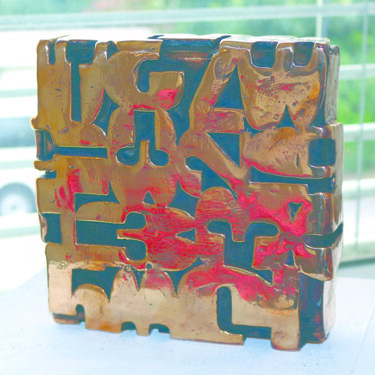 雕塑 标题为“Box” 由Paolo Grassi, 原创艺术品, 青铜