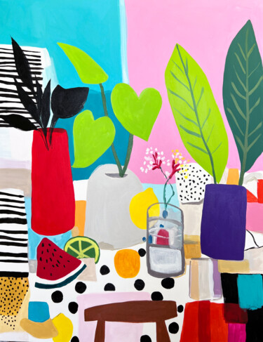 제목이 "Watermelon Vase Sti…"인 미술작품 Sasha Robinson로, 원작, 아크릴