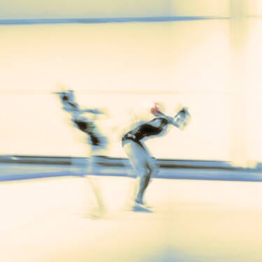 Rhythmic Ghosts Cuadraro N.8 -Blue Twins (4530) Fotografia intitolato "Rhythmic Ghosts Cua…" da Redrumstudio, Opera d'arte originale, Fotografia digitale