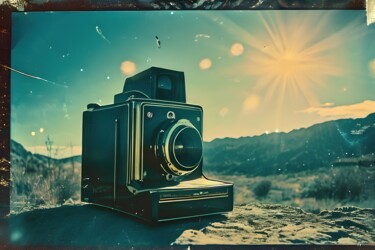Polaroids of the 4th Dimension #5- Polaroid "Polaroids of the 4t…" başlıklı Dijital Sanat Frederic Racaud tarafından, Orijinal sanat, AI tarafından oluşturulan görüntü