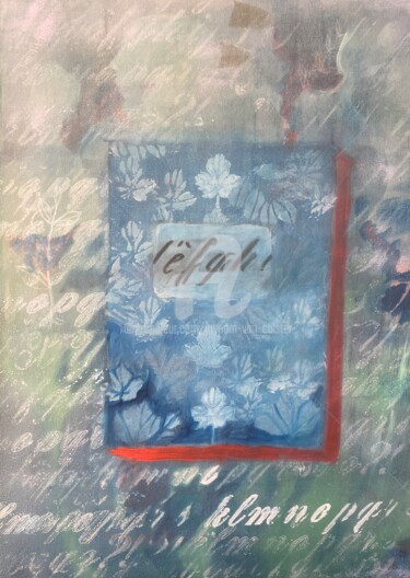 Schilderij getiteld "Les anglaises de mo…" door Myriam Van Calster, Origineel Kunstwerk, Acryl Gemonteerd op Frame voor hout…