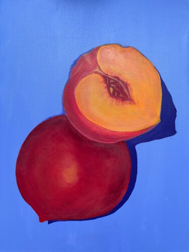 绘画 标题为“Nectarine” 由Elena Koroleva, 原创艺术品, 丙烯