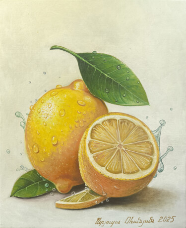 Juicy Splendor Painting titled "Juicy Splendor" by Stepan Ohanyan, Original Artwork, Oil Mounted on Wood Stretcher frame