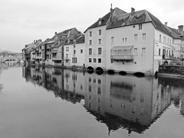 Jeu de miroir à Ornans Fotografie getiteld "Jeu de miroir à Orn…" door Séverine Silvestre, Origineel Kunstwerk, Digitale fotografie