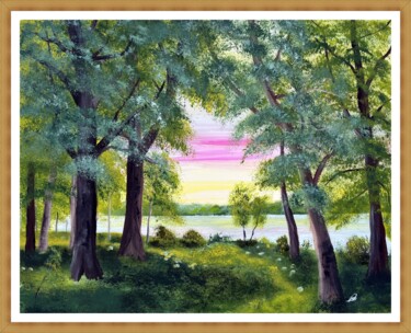 Painting titled "elax" by Endre Szalontai, Original Artwork, Acrylic