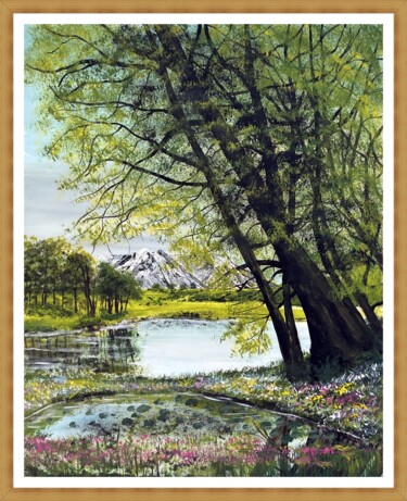 Painting titled "facsalád" by Endre Szalontai, Original Artwork, Acrylic