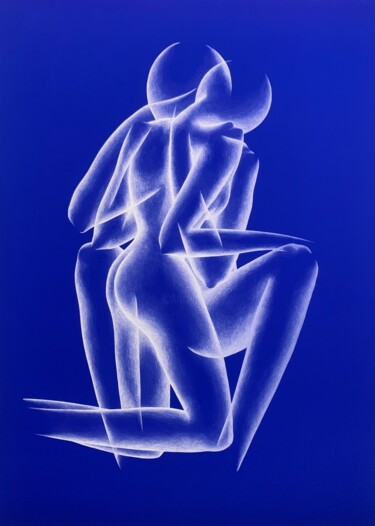 Incisioni, stampe intitolato "The Emotional Dawn…" da Jow, Opera d'arte originale, Stampa digitale Montato su Telaio per bar…