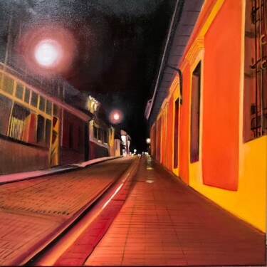 绘画 标题为“La candelaria Bogota” 由Gilbert Duchamp, 原创艺术品, 丙烯
