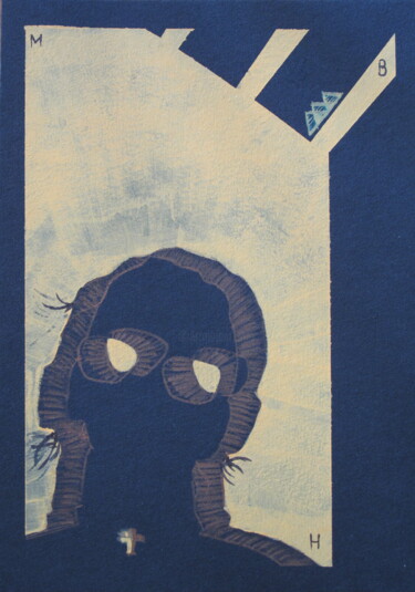 绘画 标题为“Bonne Sœur 4. Série…” 由Henri-Marc Benoit, 原创艺术品, 丙烯