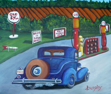 绘画 标题为“Filling Up” 由Anthony Dunphy, 原创艺术品, 丙烯 安装在木质担架架上