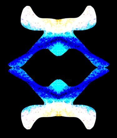 Organic Symmetry 3b2 数字艺术 标题为“Organic Symmetry 3b2” 由Ken Lerner, 原创艺术品, 2D数字工作