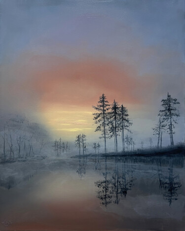 "Beneath the Morning…" başlıklı Tablo Andrii Skoryi (LERAN) tarafından, Orijinal sanat, Petrol