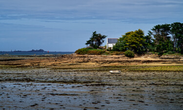 Carantec, l'île Callot mois de juillet. "Carantec, l'île Cal…" başlıklı Fotoğraf Thierry Martin tarafından, Orijinal sanat, Dijital Fotoğrafçılık