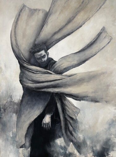 绘画 标题为“The darvish's dance” 由Miri Baruch, 原创艺术品, 丙烯