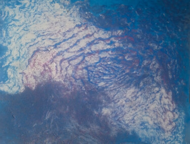 dreamlike seascape with gentle waves Schilderij getiteld "dreamlike seascape…" door Yerkezhan Kamentayeva, Origineel Kunstwerk, Olie