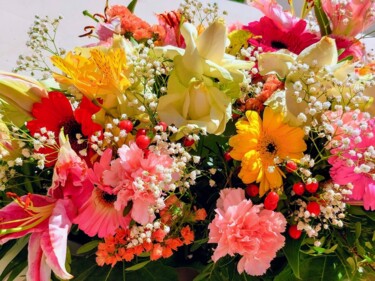 Fotografia zatytułowany „Bouquet Stylisé” autorstwa Angélique Véré, Oryginalna praca, Fotografia cyfrowa