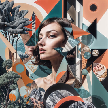Surreal Collage #7 数字艺术 标题为“Surreal Collage #7” 由Frederic Racaud, 原创艺术品, AI生成的图像