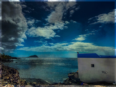 Marina diurna con montagna sullo sfondo - Tenerife Fotografia intitolato "Marina diurna con m…" da Gabriele Via, Opera d'arte originale, Fotografia digitale