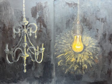 "A light source" başlıklı Tablo Anastassiya Kotlova tarafından, Orijinal sanat, Petrol