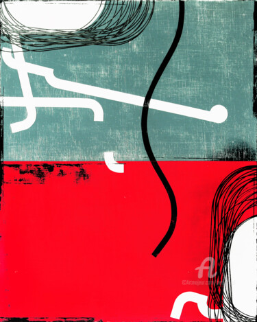 绘画 标题为“Unspoken Story 11.” 由Petr Strnad, 原创艺术品, 丙烯