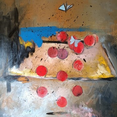 "The Blue Butterfly…" başlıklı Tablo S.Alves tarafından, Orijinal sanat, Petrol