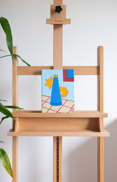 绘画 标题为“Geometry on the Tab…” 由Apollinaria Manko, 原创艺术品, 油