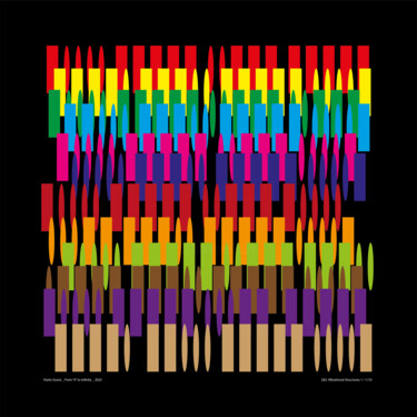 Vibrational Structures 1. 数字艺术 标题为“Vibrational Structu…” 由Paolo Grassi, 原创艺术品, 2D数字工作