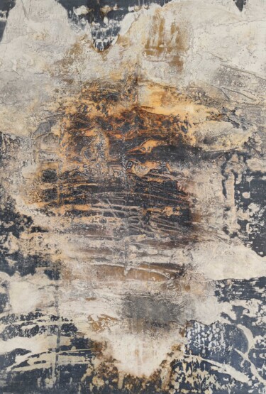 绘画 标题为“TERRE DE PROVENCE 2” 由Marion Albrecht, 原创艺术品, 颜料 安装在木质担架架上